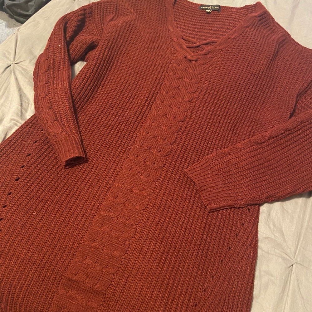 Plus size sweater dress